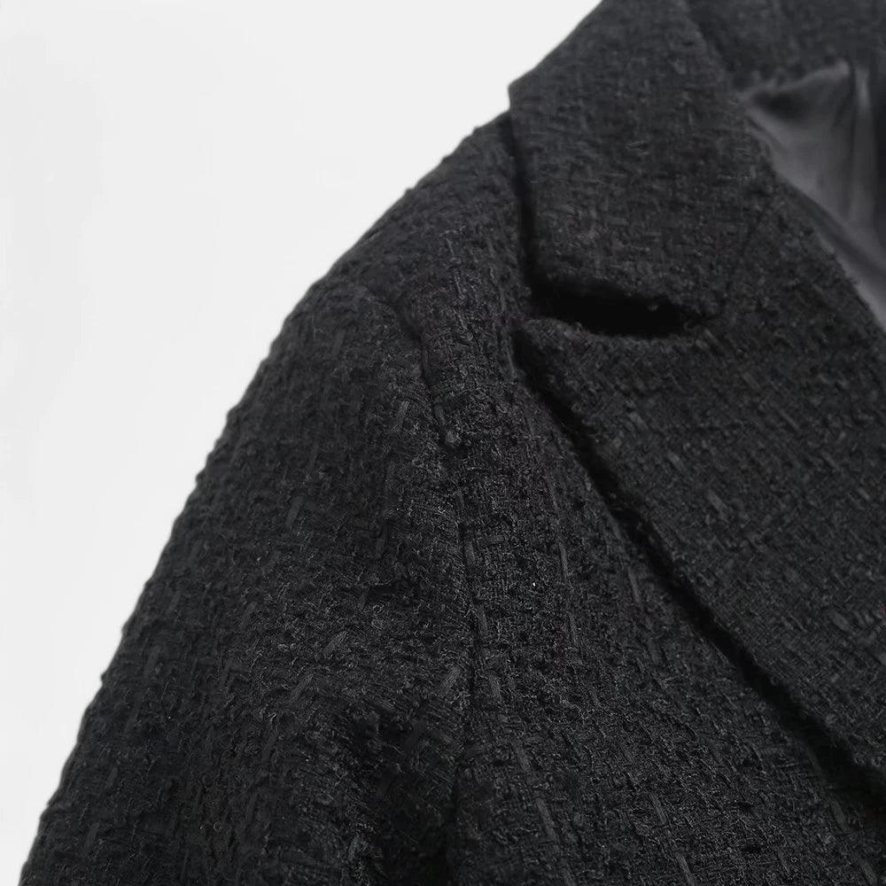 Blazer Feminino Tweed Maya, Blazers, Blazer, Blazer Feminino, Blazer Feminino Preto, Blazer Feminino Alfaiataria, Blazer Alfaiataria Feminino, Blazer Alfaiataria, Blazer Feminino Tweed Preto