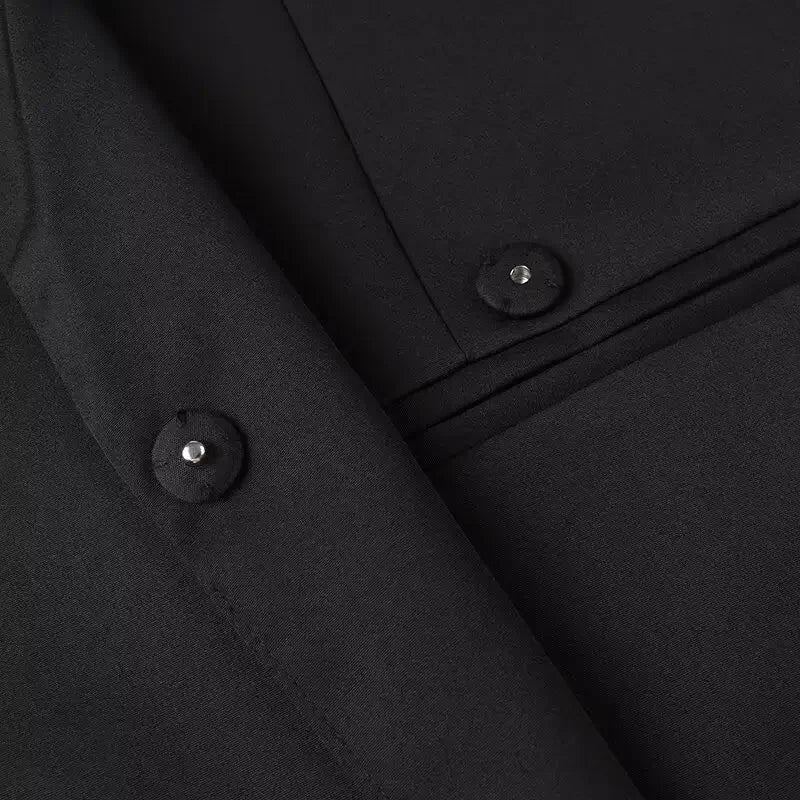 Blazer Feminino Alfaiataria Preto Manuela - ZARIF, zoom nos botões de fechamento