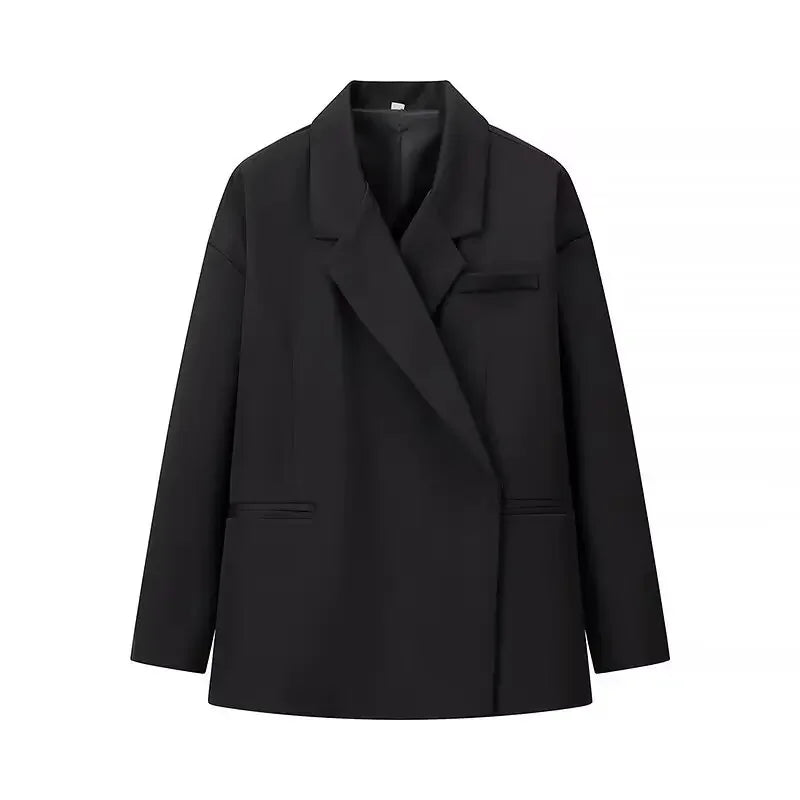 Blazer Feminino Alfaiataria Preto Manuela - ZARIF