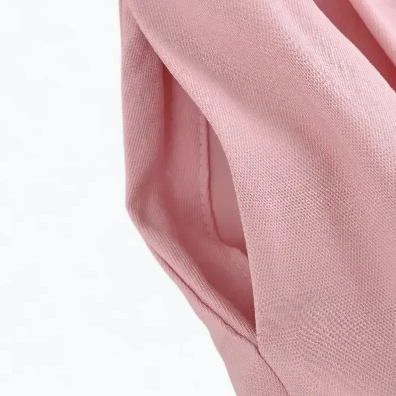 Calca Alfaiataria Feminina Rosa Isabela - ZARIF, zoom no bolso lateral