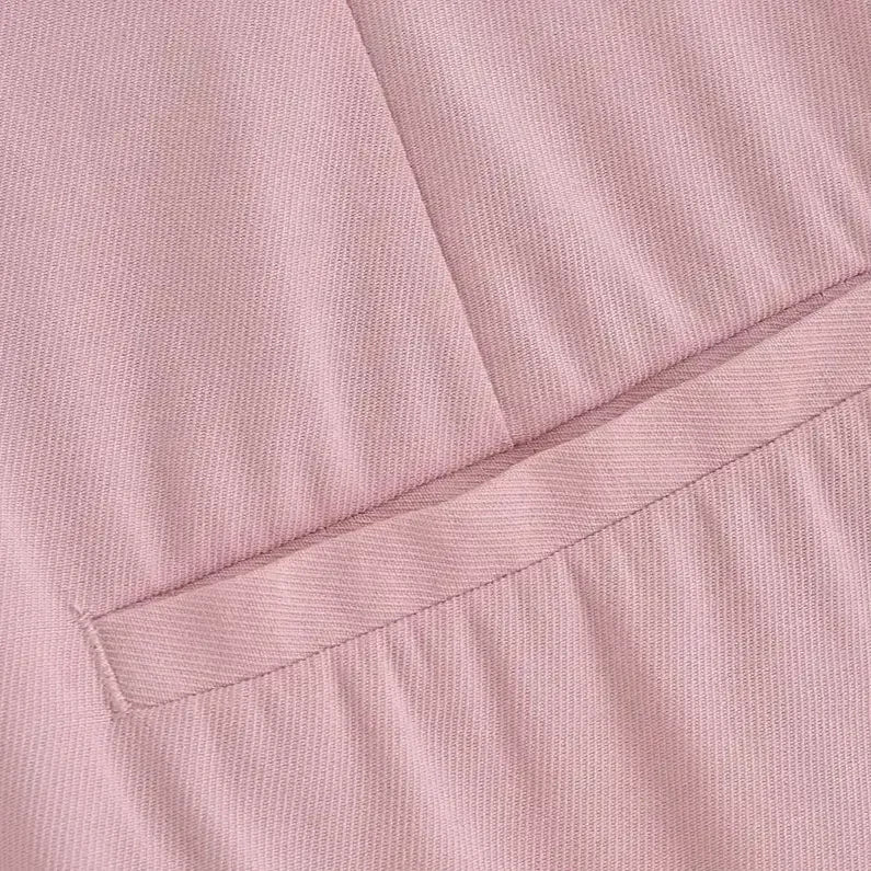 Calca Alfaiataria Feminina Rosa Isabela - ZARIF, zoom no bolso falso traseiro