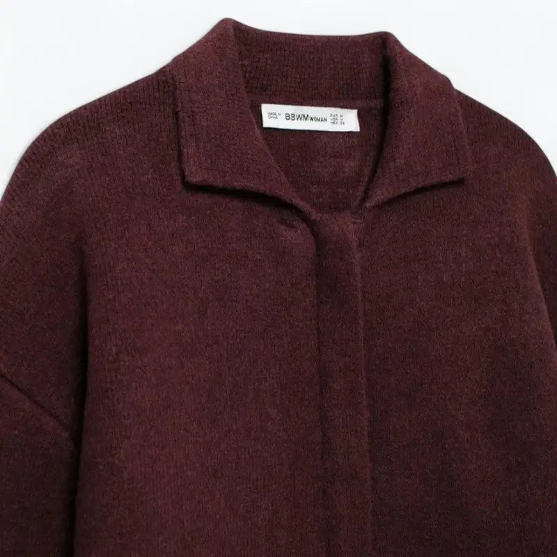 Cardigan Feminino Vermelho Isabela
