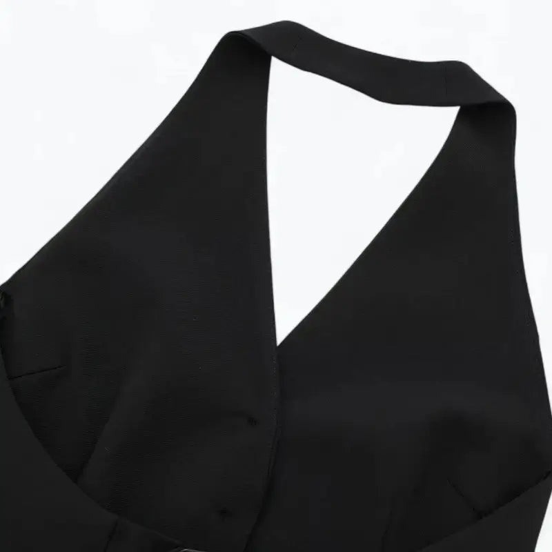 Colete Alfaiataria Feminino Preto Zarifa - ZARIF, zoom na parte superior traseira