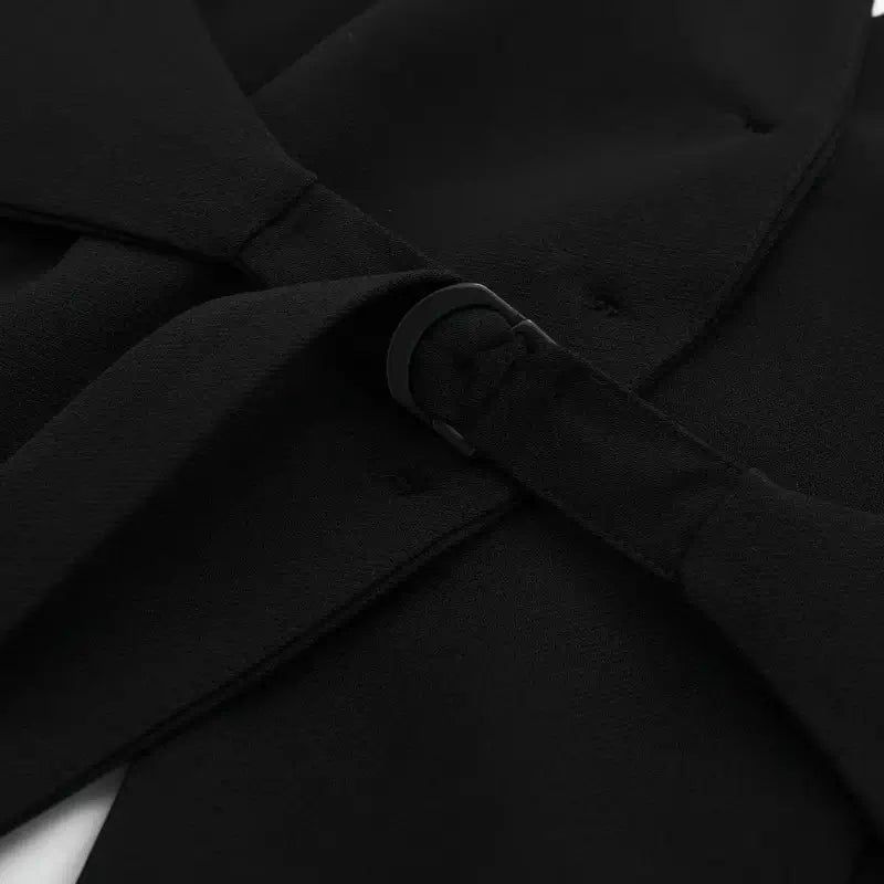 Colete Alfaiataria Feminino Preto Zarifa - ZARIF, zoom na fivela da alça ajustável traseira