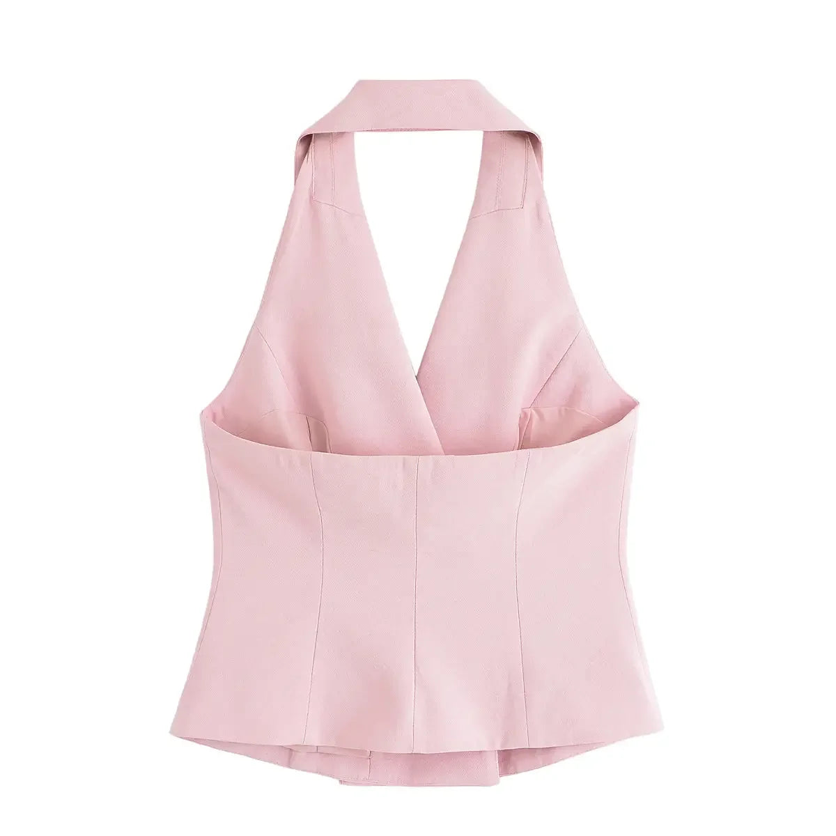 Colete Alfaiataria Feminino Rosa Isabela - ZARIF, vista traseira
