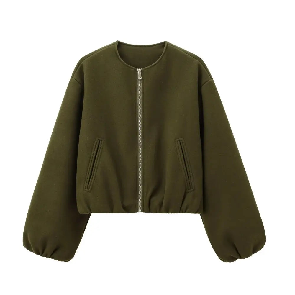 Jaqueta Bomber Feminina Verde Larissa