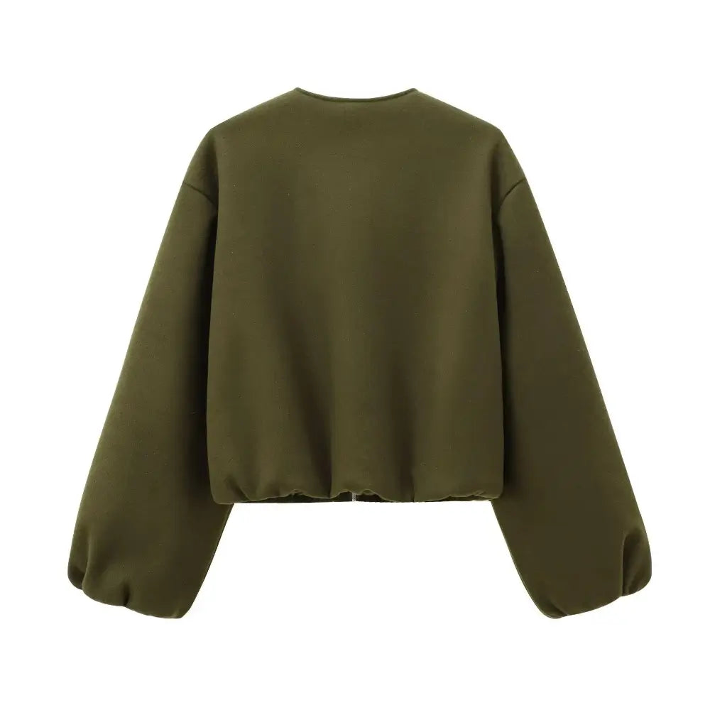 Jaqueta Bomber Feminina Verde Larissa