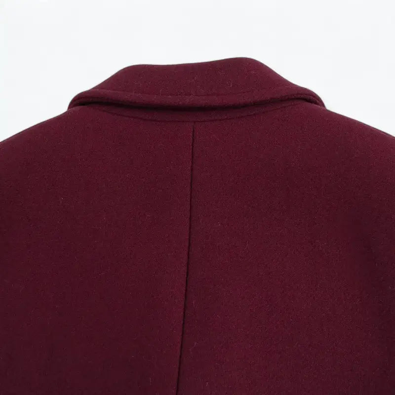 Sobretudo Feminino Longo Vermelho Eleanor