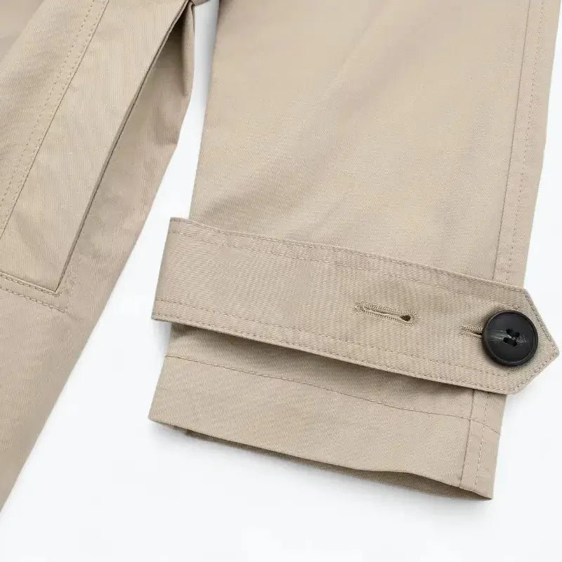 Trench Coat Feminino Bege Eloise - ZARIF, zoom no punho da manga