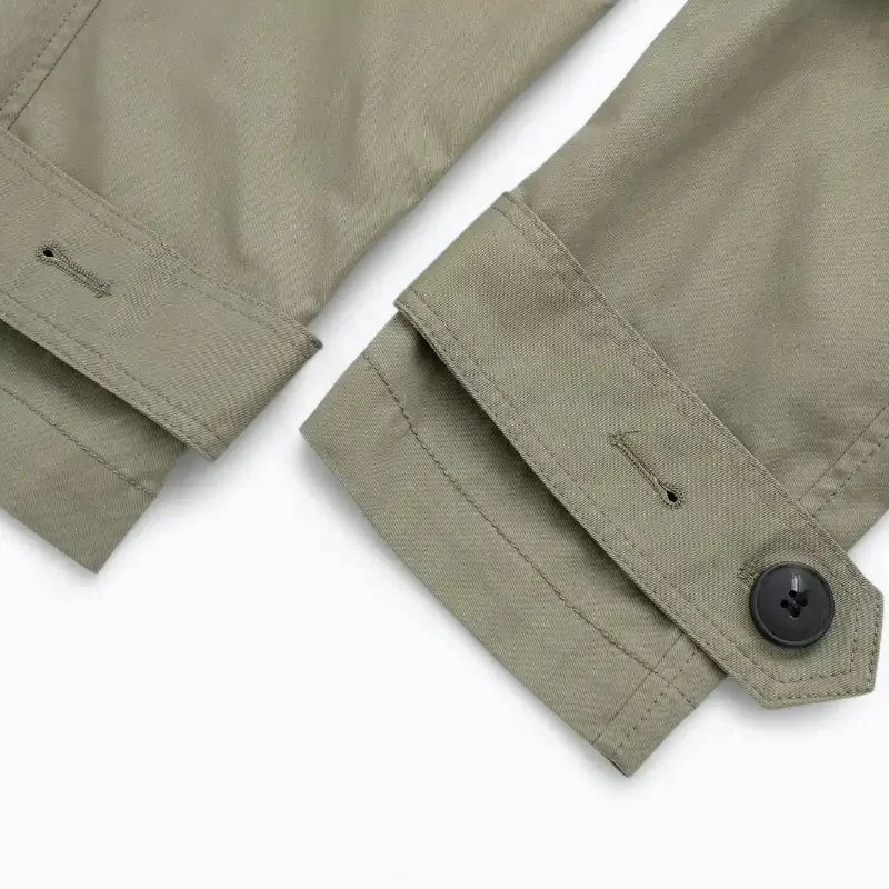 Trench Coat Feminino Verde Eloise - ZARIF,, zoom no punho da manga